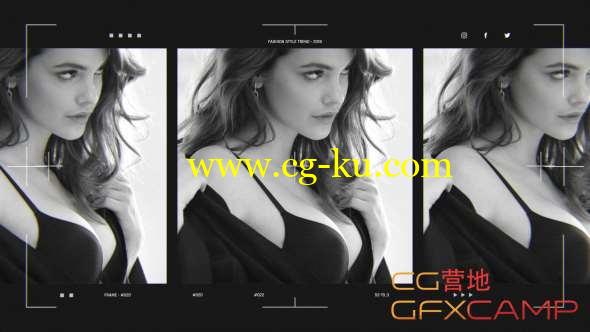 AE模板-黑白时尚宣传片开场 Fashion Promo Opener的图片1