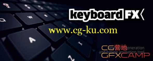 键盘打字动画AE脚本 Aescripts KeyboardFX V1.0的图片1