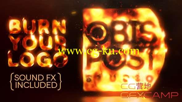 AE模板-火焰燃烧Logo动画 Burn Your Logo的图片1