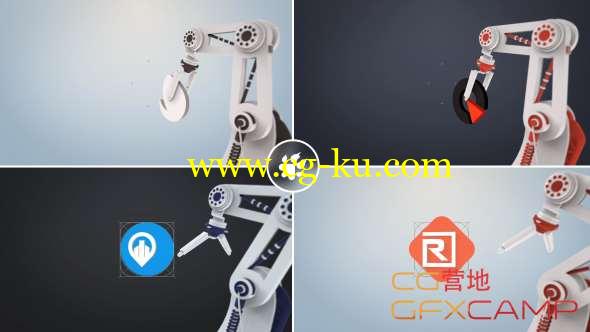 AE模板-三维机械手臂Logo动画 Corporate Robotic Arm的图片1