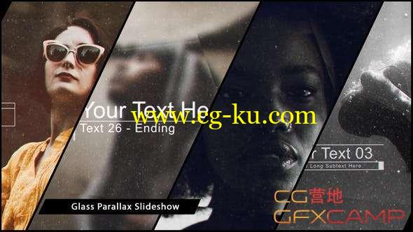 AE模板-污迹视差图片开场 Glass Parallax Slideshow的图片1