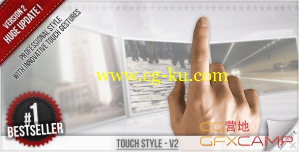 AE模板-手指触控图片文字展示 VideoHive Touch Style的图片1