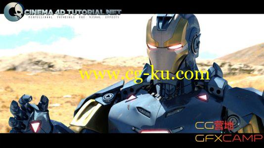 C4D钢铁侠建模合成教程 Cinema4DTutorial.net – Ironman Stealth tutorial的图片1