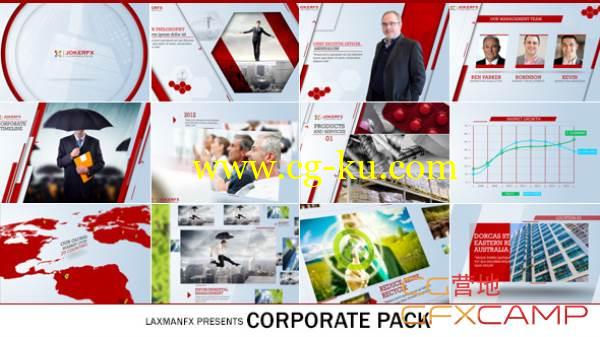 AE模板-企业公司扁平化图片文字宣传 VideoHive Corporate Pack的图片1