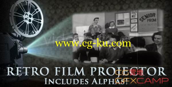 视频素材-老式电影放映机 VideoHive Retro Film Projector的图片2