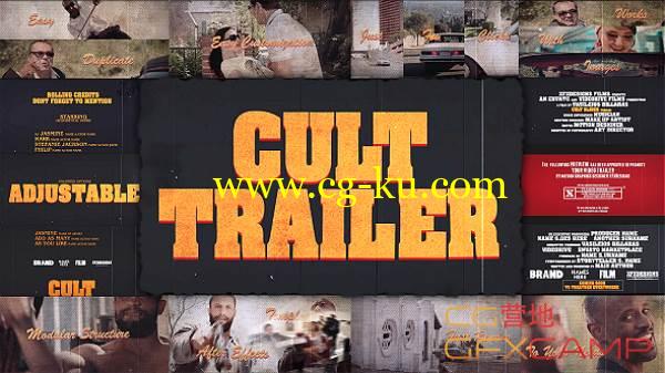 AE模板-黑帮暴力电影展示 VideoHive Cult Slides Creator Pack的图片1