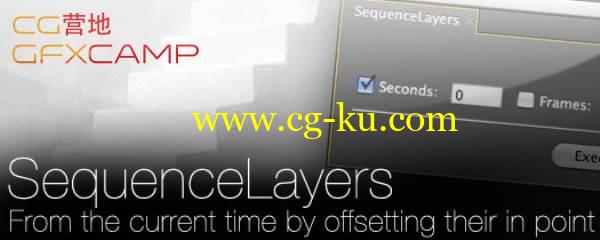 AE图层排列脚本 Aescripts Sequence Layers V2.6的图片1