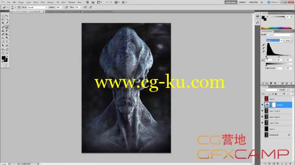 Zbrush外星生物雕刻教程 Gumroad – Concepting an Alien in Zbrush and Keyshot的图片1