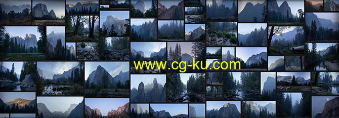 200组草地河流林地花岗岩山脉环境高清图片素材的图片1