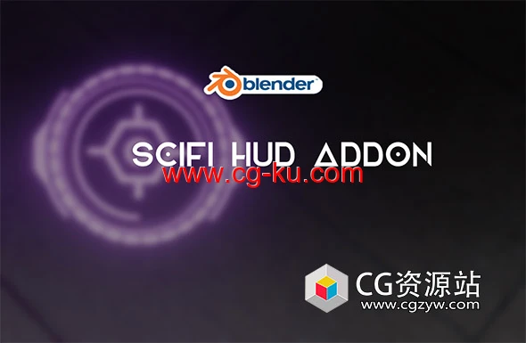 160 多个科幻HUD元素动画Blender插件 Scifi Hud V1.4的图片1