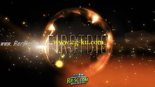 闪耀立体火焰logo AE片头模板 Videohive fiery trailer 70034的图片1