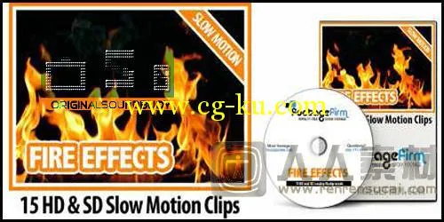 《超级慢动作火焰特效 视频素材》 Super Slow Motion Fire Effects的图片1