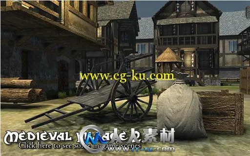 《中世纪村庄建筑3D模型合辑Vol.2》Dexsoft Medieval Village 2. Model Pack的图片3