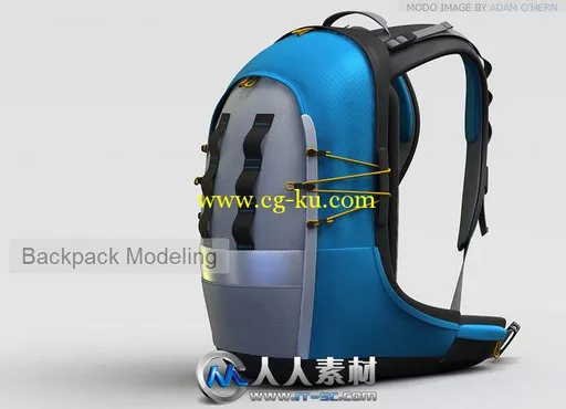 《Modo背包建模设计视频教程》Luxology Backpack Modeling的图片1