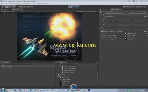 Unity射击游戏制作基础训练视频教程的图片2