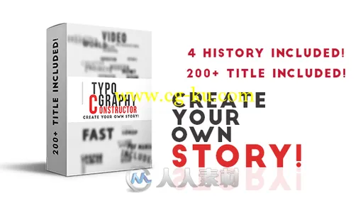 200组实用排版动画AE模板合辑 Videohive Typography Constructor 10955036的图片1