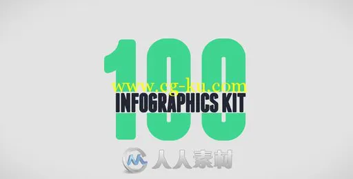 100组信息图表统计数据展示动画AE模板 Videohive 100 Infographics Kit 10937169的图片1