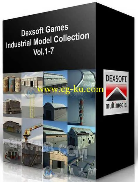 超级游戏模型资料库第1-7季合辑 Dexsoft Games Industrial Model Collection Vol.1-7的图片1