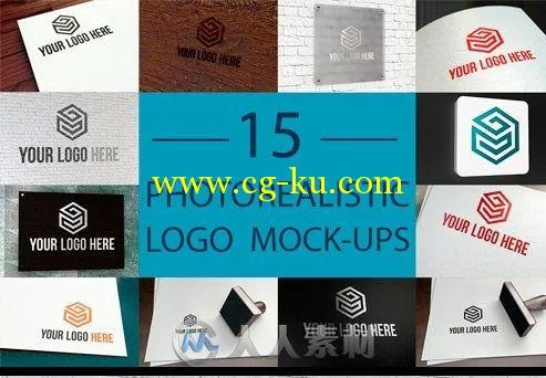 15款真实LOGO场景展示PSD模板15 Photorealistic Logo Mock-Ups Set的图片1