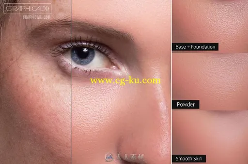 皮肤磨皮特效PS动作Skin Retouch Photoshop Actions的图片3
