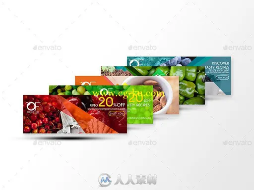 20款脸书用原生态蔬果展示PSD模板20-facebook-cover-organic-shop-18889817的图片3