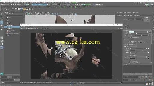 Maya神话巨龙姿势绑定控制动画大师级视频教程 MACKLEYSTUDIOS AUTODESK MAYA MYTHI的图片1