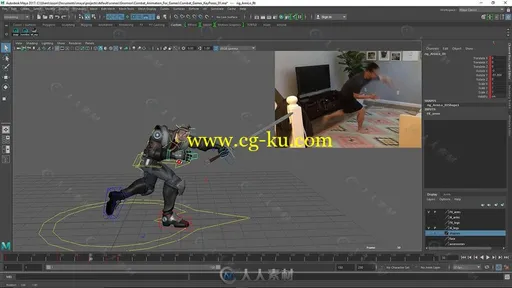 Maya游戏角色战斗动画实例训练视频教程 THE GNOMON WORKSHOP COMBAT ANIMATION FOR的图片3