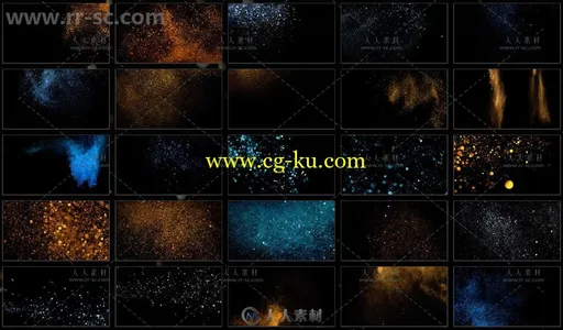 50组超炫粒子4K背景视频素材合辑 MOTIONVFX MGLITTER的图片2