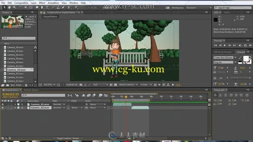 Maya和After Effects创建一个叙事概念动画视频教程的图片3