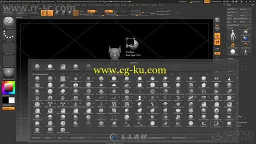 ZBrush 4R8三维雕刻技术全面核心训练视频教程 THE GNOMON WORKSHOP INTRODUCTION T的图片12