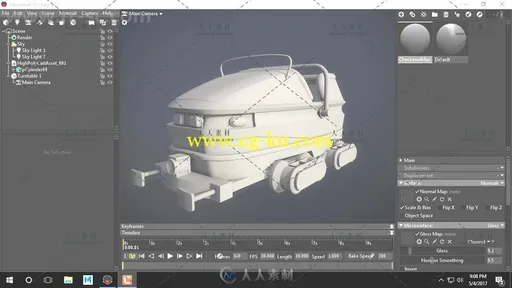 Maya与Substance Painter纹理细节制作训练视频教程第一季 3DMOTIVE COASTER CART A的图片4