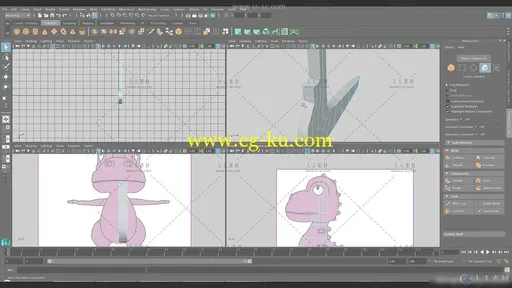2016Maya恐龙建模视频教程的图片2
