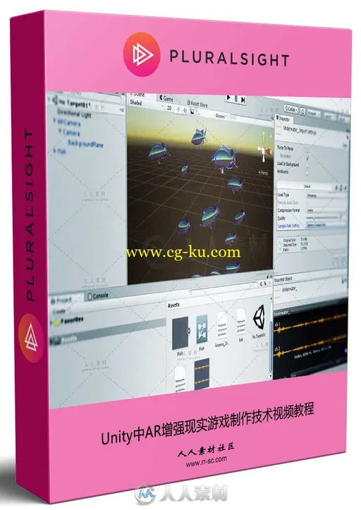 Unity中AR增强现实游戏制作技术视频教程的图片1