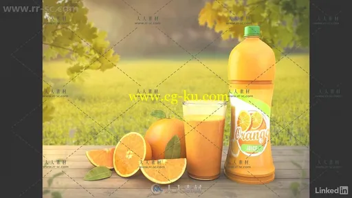 3dsmax与PS果汁饮料产品设计工作流程视频教程的图片2