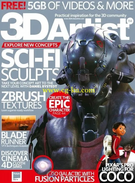 3D艺术家书籍杂志2018年2月刊的图片1
