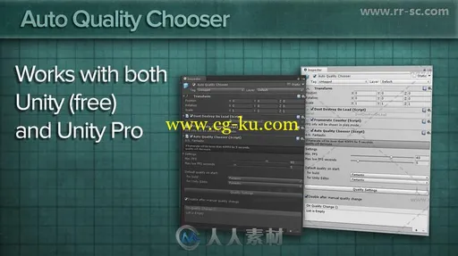 所有设备的自动性能和图像质量选择器脚本Unity游戏素材资源的图片2