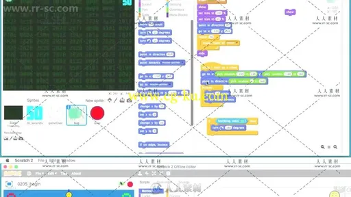 Scratch 2.0零基础编程游戏制作实例训练视频教程的图片4