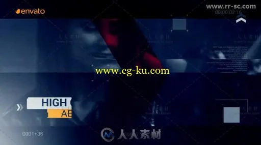 炫酷史诗体育运动宣传片展示视频包装AE模板的图片3