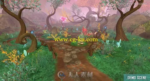 幻想美丽的森林环境3D模型Unity游戏素材资源的图片10