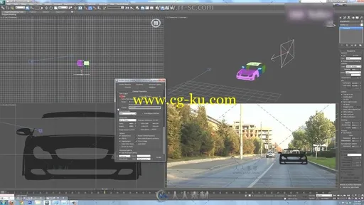 AE高端实拍背景合成变形汽车视频教程的图片2