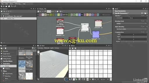 Substance Designer建筑可视化材质贴图实例制作视频教程的图片3