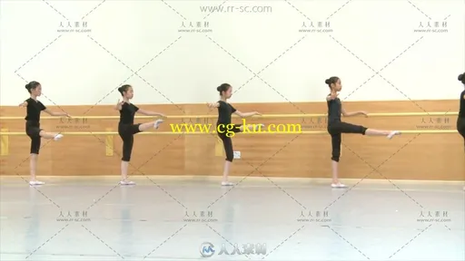唯美柔软的舞蹈基础训练视频素材的图片2