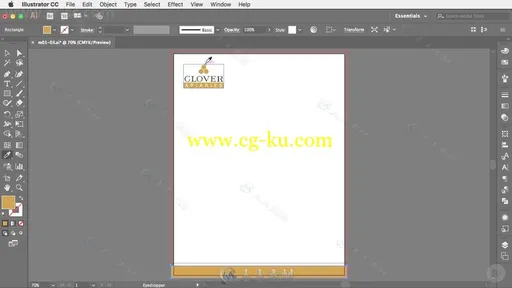 Illustrator商业资料板式设计实例训练视频教程的图片3