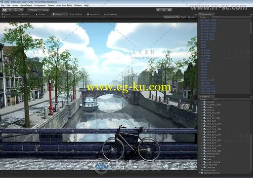 现代城市环境3D模型Unity游戏素材资源的图片3