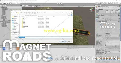 快速简便的使用磁铁创建道路建模编辑器扩充Unity游戏素材资源的图片4