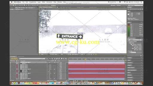 AE插件Trapcode Particular制作冬天下雪场景视频教程的图片4