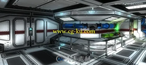 飞船内部场景科幻环境3D模型Unity游戏素材资源的图片10