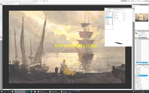 大师级油画风格数字绘画实例训练视频教程的图片4