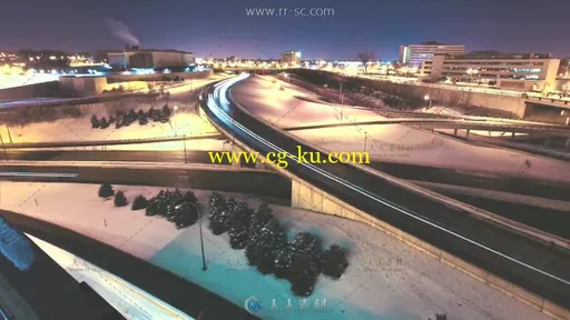 冬季的车站机场景色高清实拍视频素材的图片3
