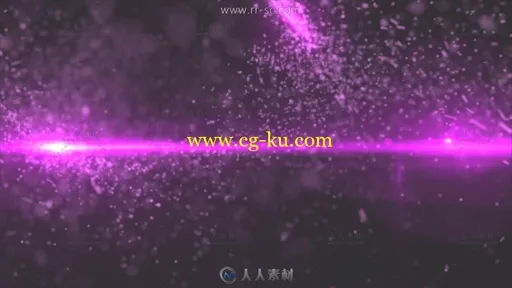超炫大气光线爆炸粒子四散视频素材的图片1